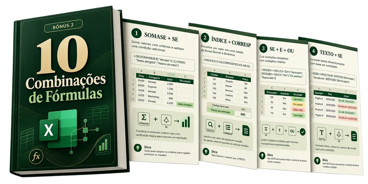 10 Combinações de Fórmulas
